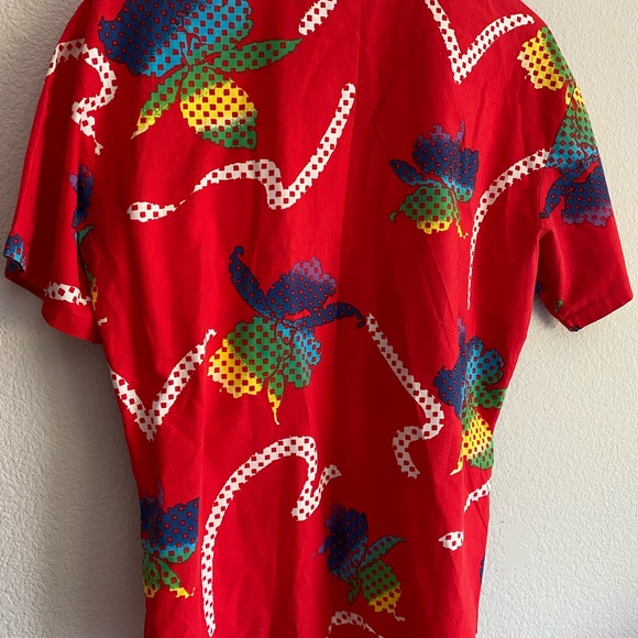 Vintage 80’s Psychedelic Rave Hawaiian Shirt - Picture 4 of 4